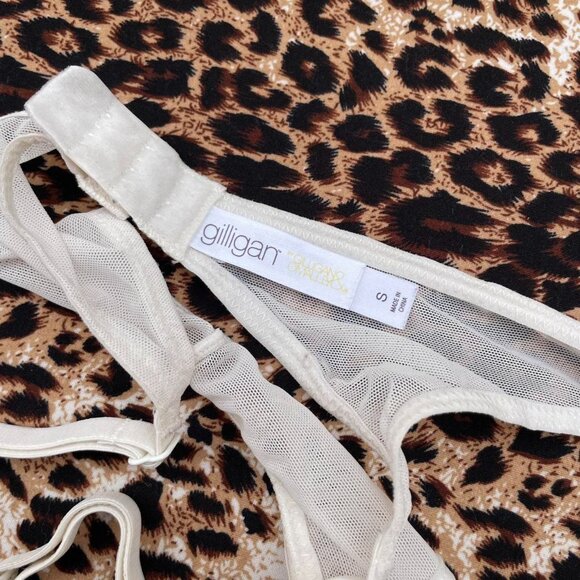 pearl white lace garter belt - Picture 5 of 5